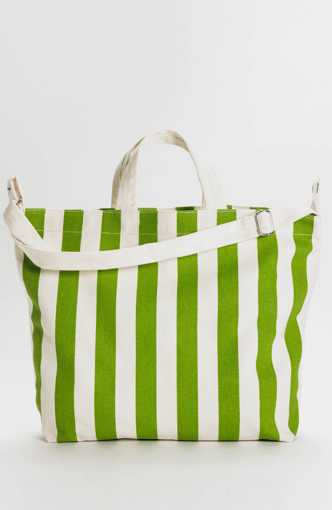 canvas striped shoulder bag by baggu