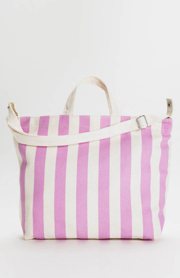 canvas striped shoulder bag by baggu